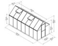 Växthus Mythos 7,9 m² Silver Canopia by Palram